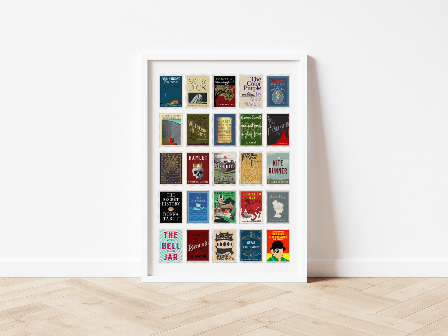 Classic Book Covers Print