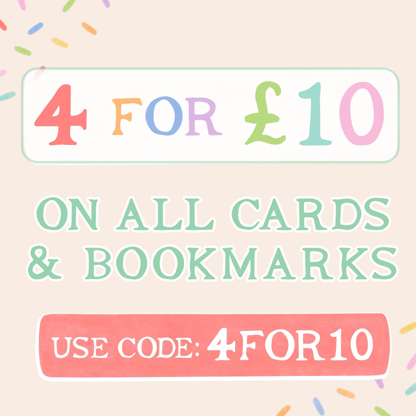 Pastel Confetti Proud of You Card