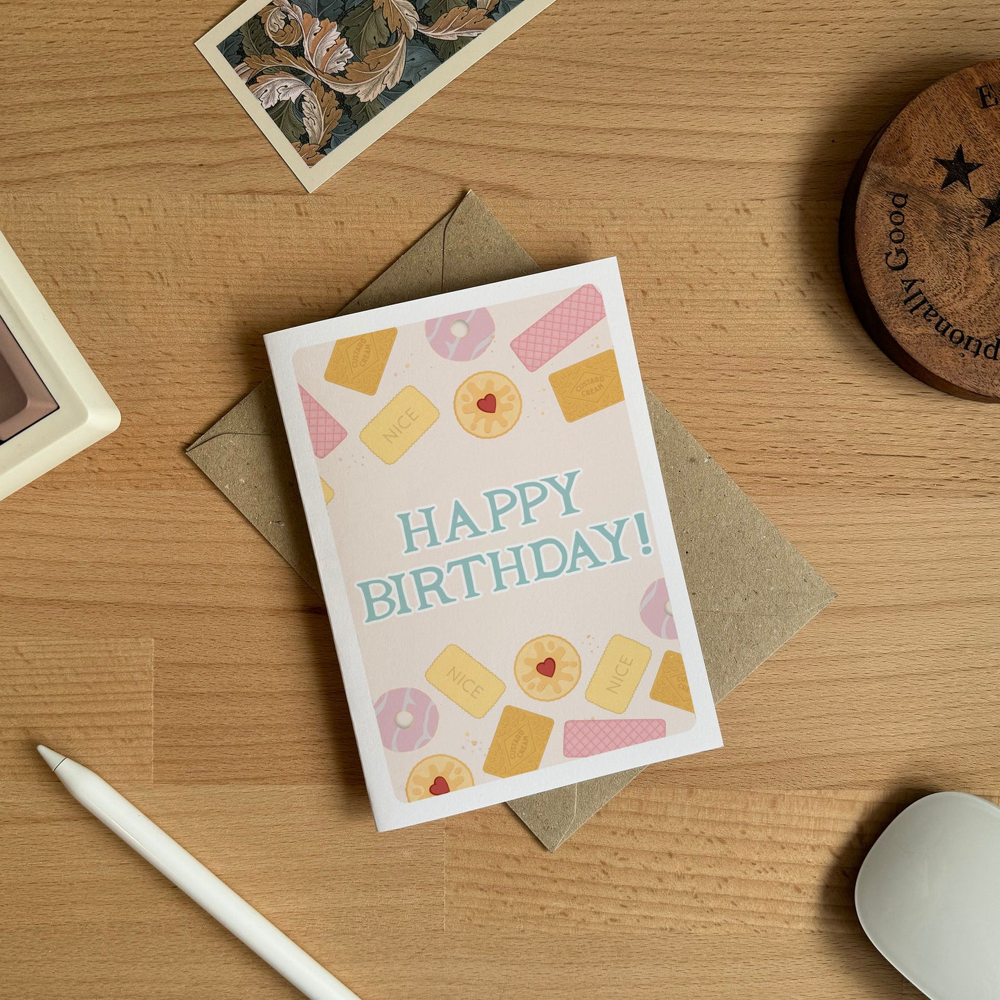 British Biscuits Birthday Card