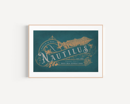 Jules Verne Nautilus Print