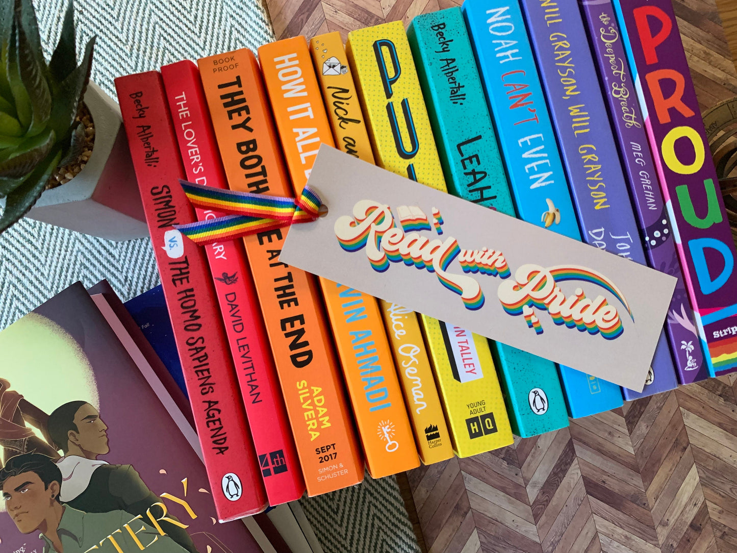 LGBTQ+ Read With Pride YA Bookmark