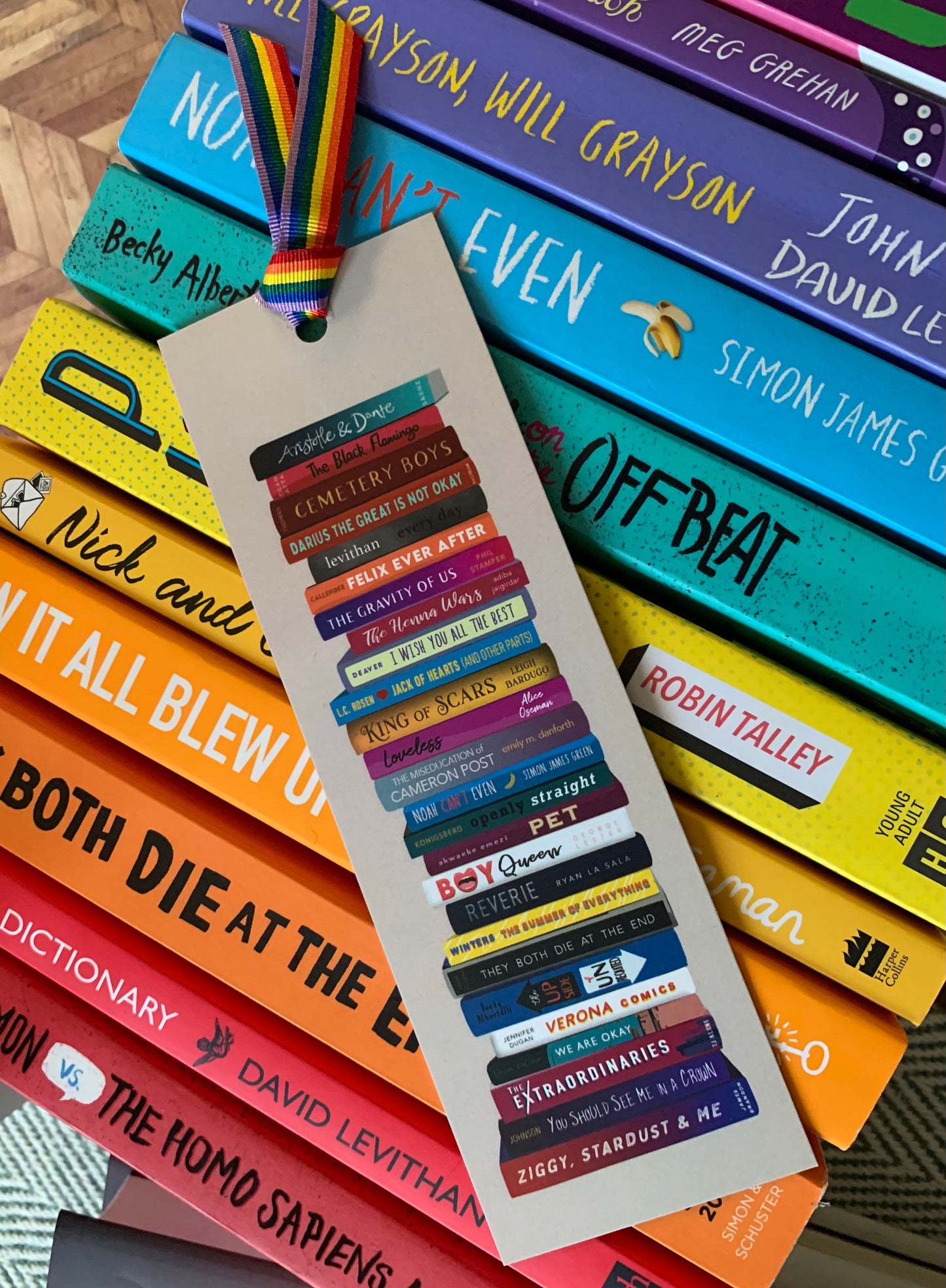 LGBTQ+ Read With Pride YA Bookmark