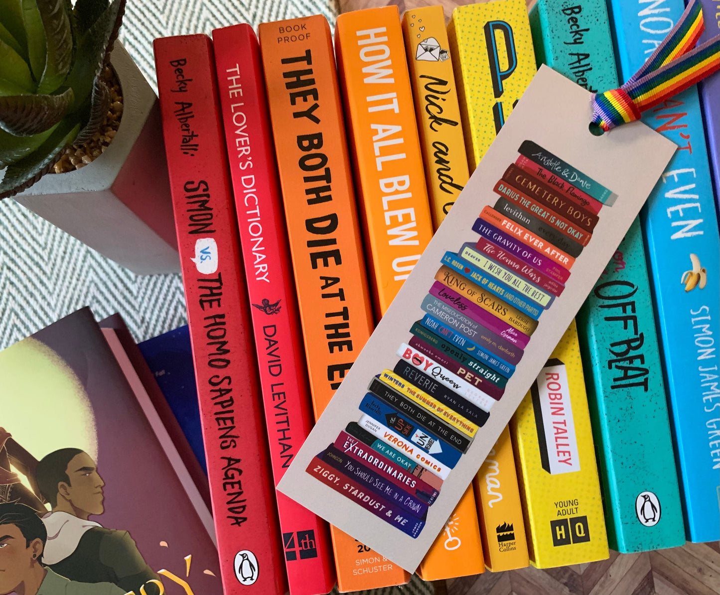 LGBTQ+ Read With Pride YA Bookmark