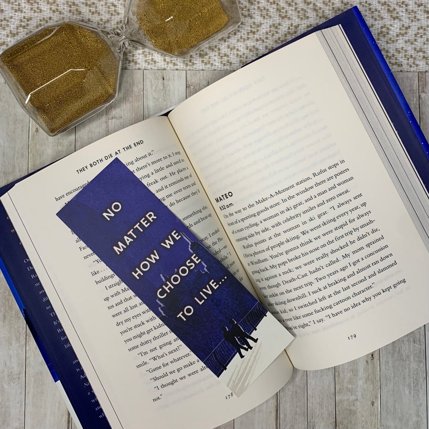 They Both Die at the End Inspired Bookmark