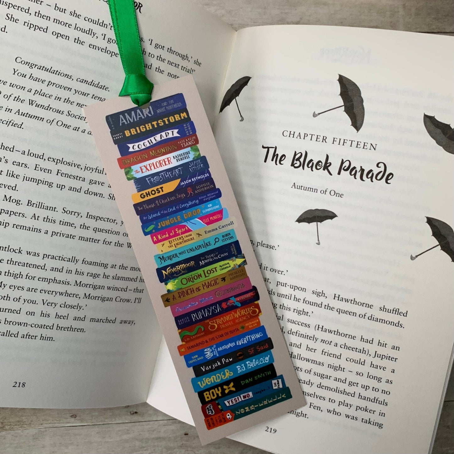 Middle Grade A-Z Bookmark