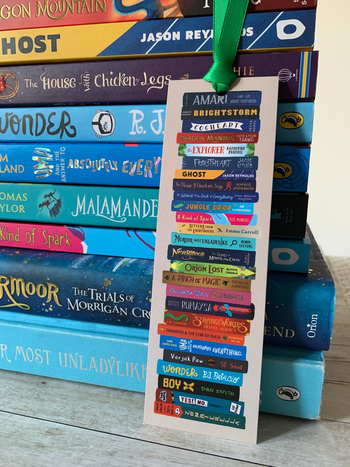 Middle Grade A-Z Bookmark