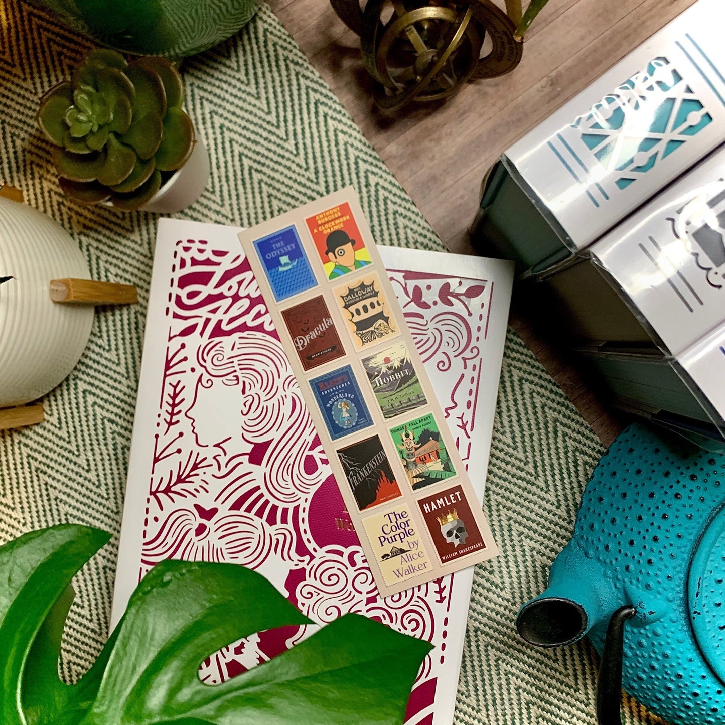Classic Book Covers Bookmark