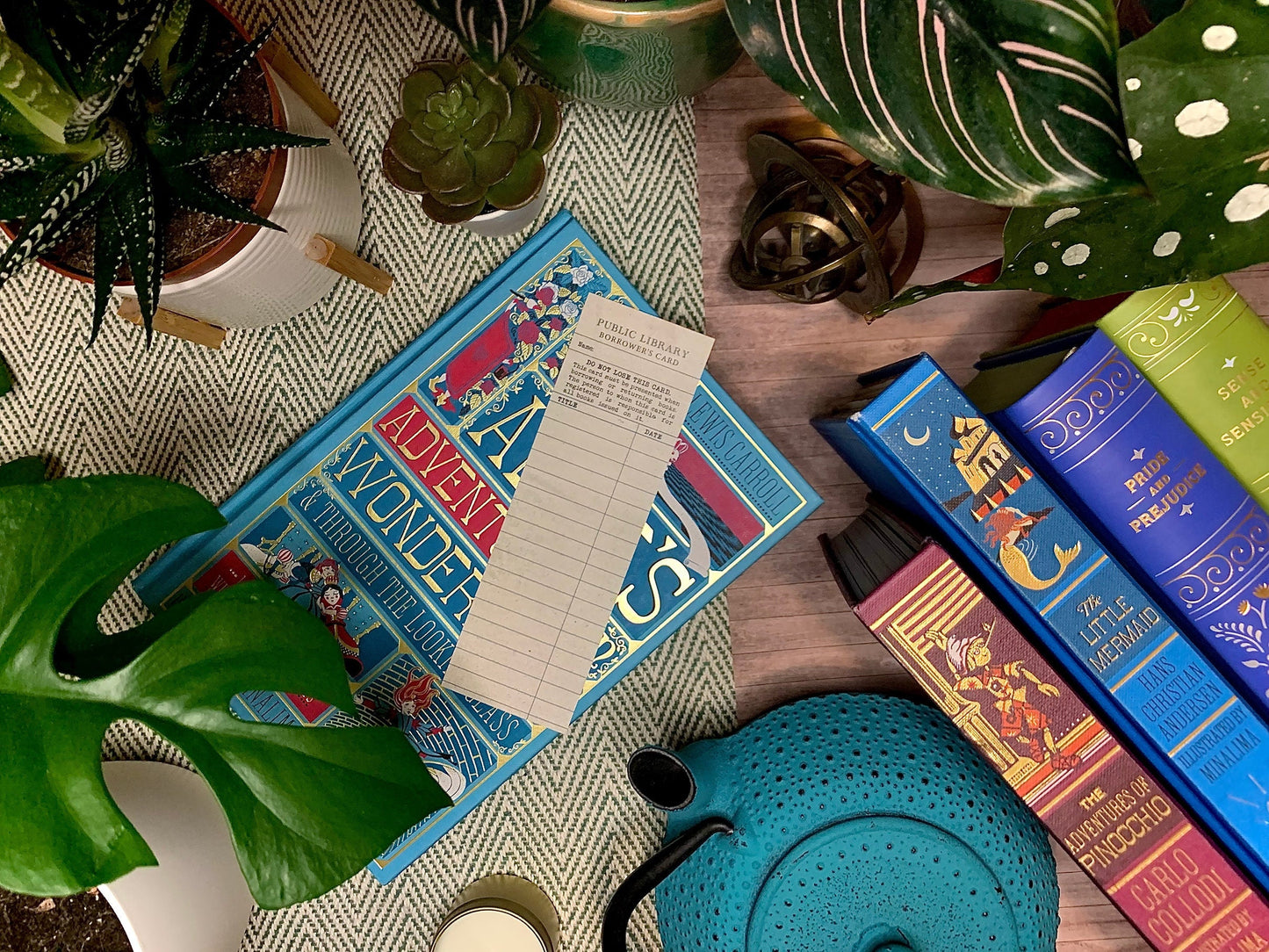 Library Card Bookmark - 2025 Book Tracker