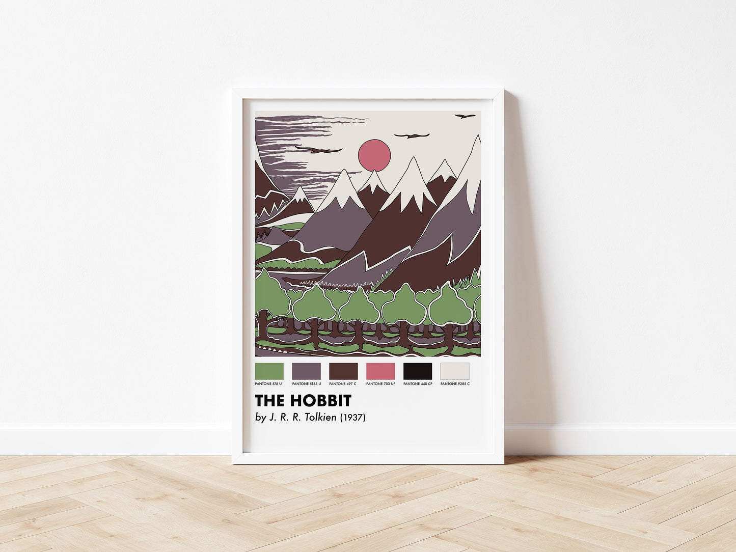 The Hobbit Inspired Art Print - The Pantone Collection