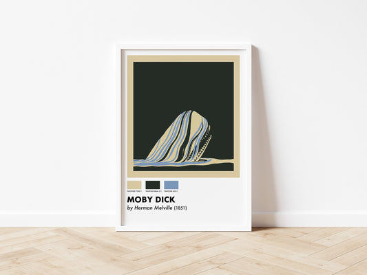 Moby Dick Art Print - The Pantone Collection