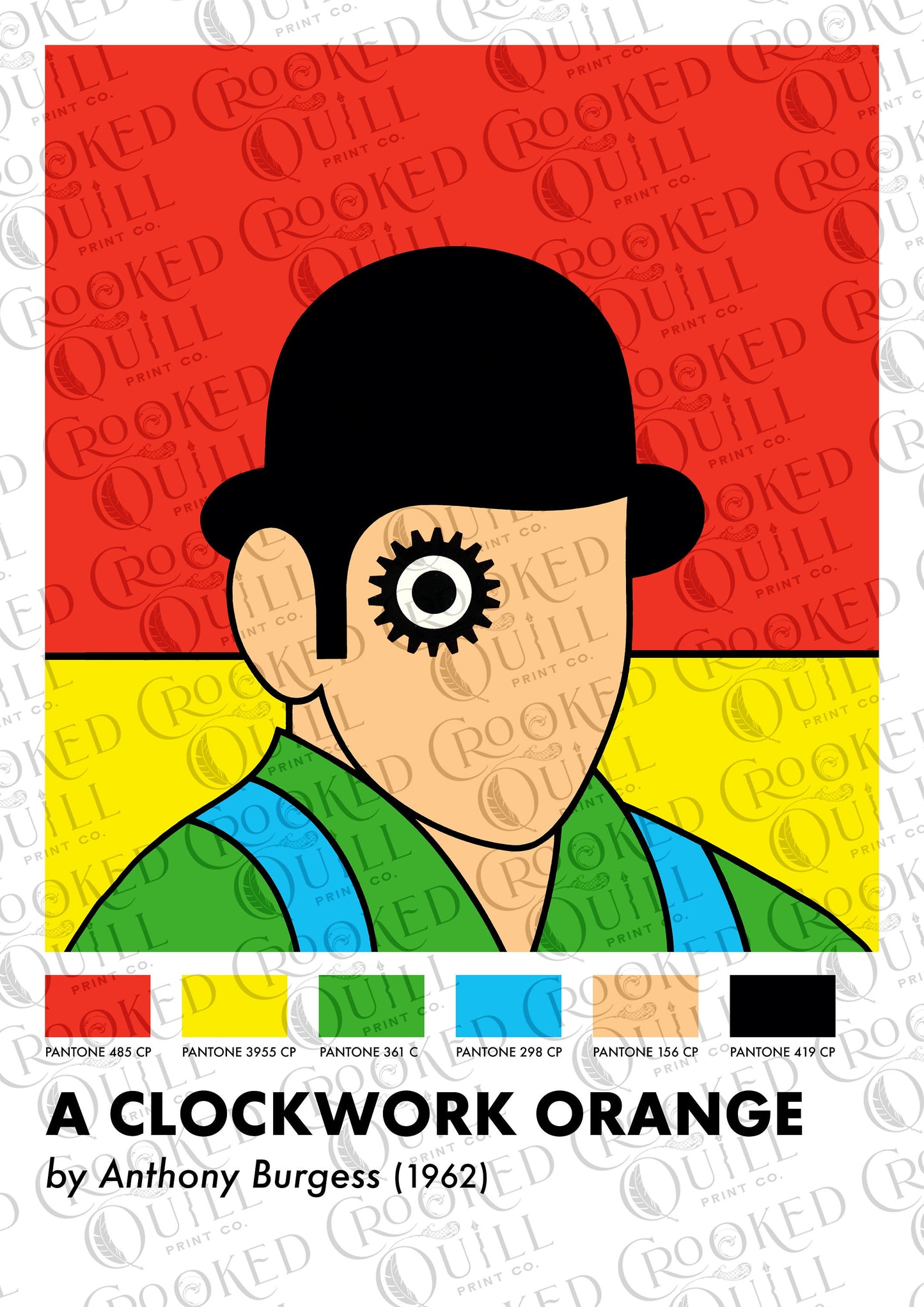 A Clockwork Orange Art Print - The Pantone Collection