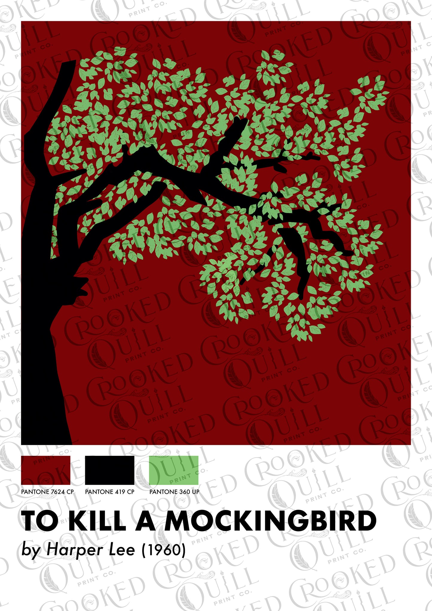 To Kill A Mockingbird Art Print - The Pantone Collection