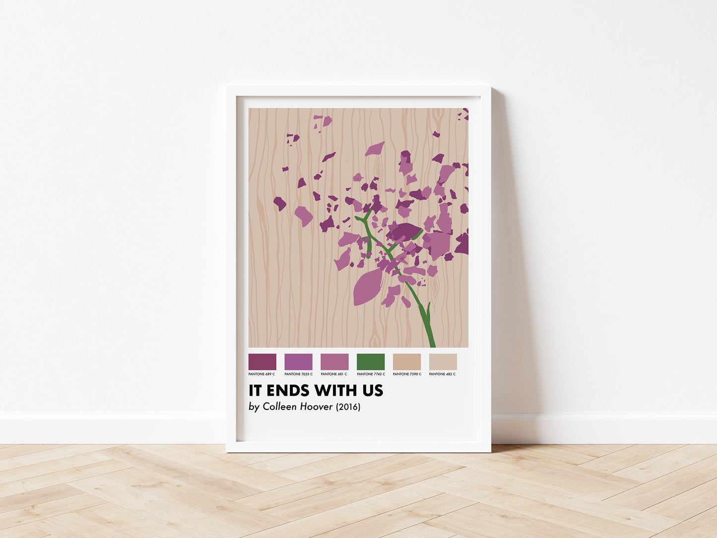 It Ends With Us Inspired Art Print - The Pantone Collection