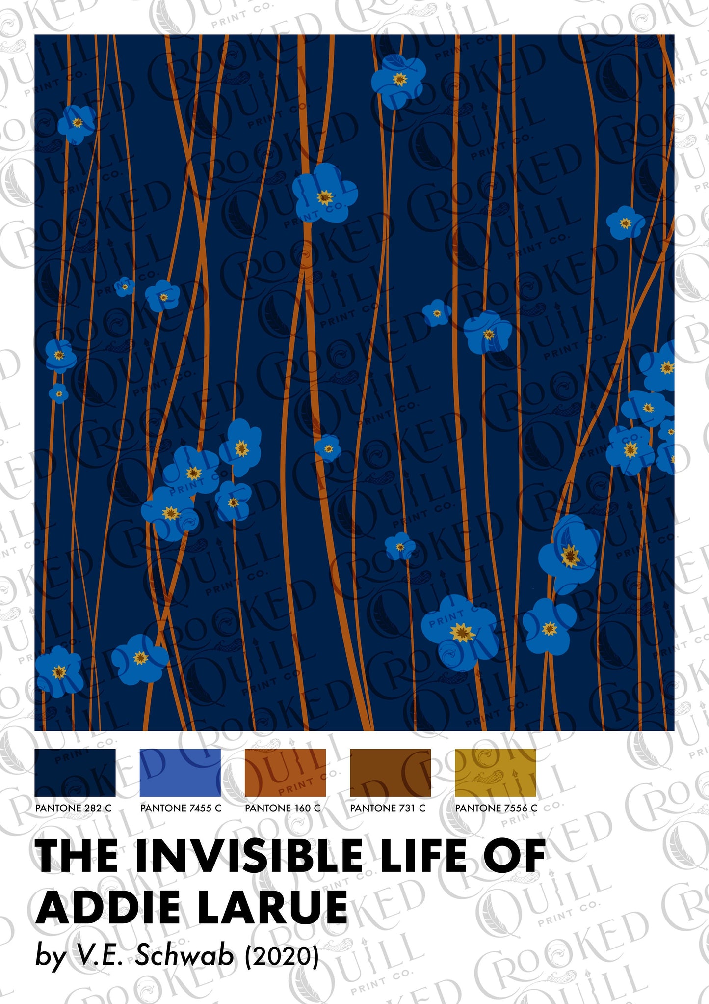 The Invisible Life of Addie LaRue Inspired Art Print - The Pantone Collection