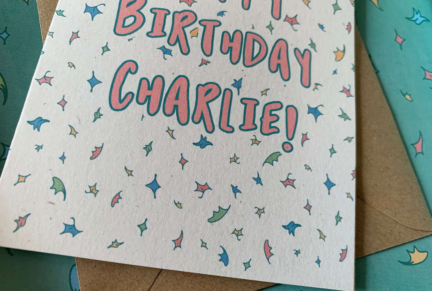 Nick & Charlie Birthday Card - Personalised Name