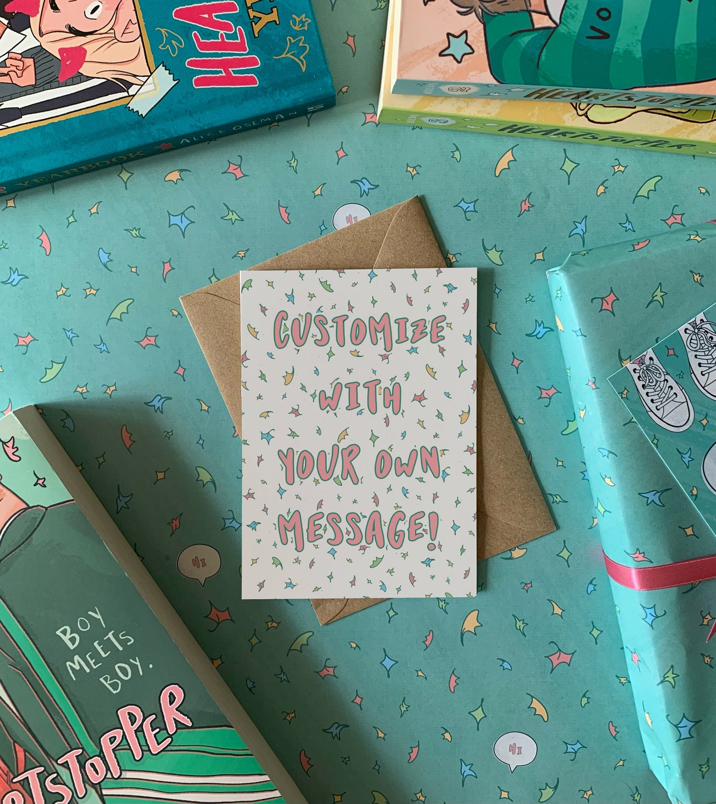 Nick & Charlie Custom Greeting Card - Personalise with your own message