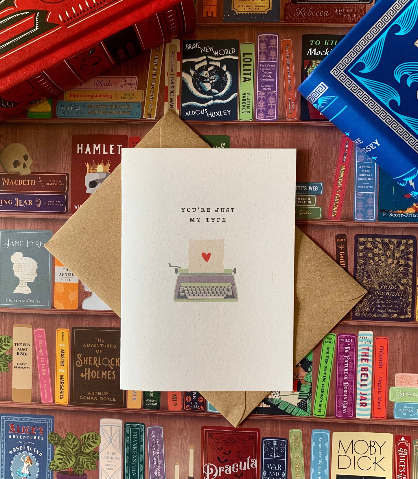 Typewriter "Just My Type" Valentine's / Anniversary Card
