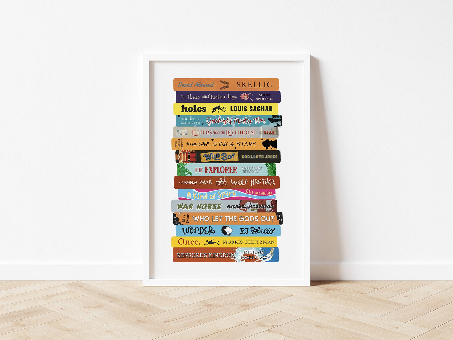 Children's Book Stack Print