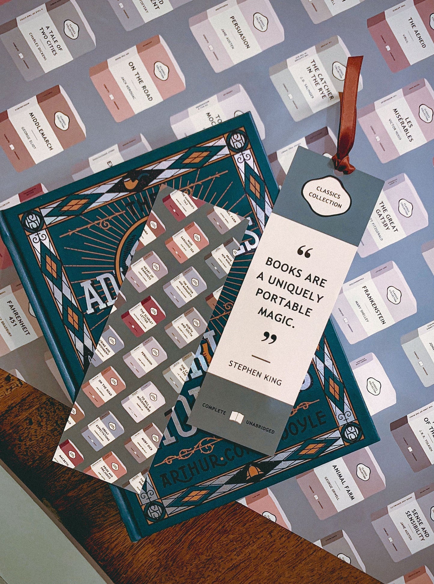 Vintage Classics Bookmark with Stephen King Quote