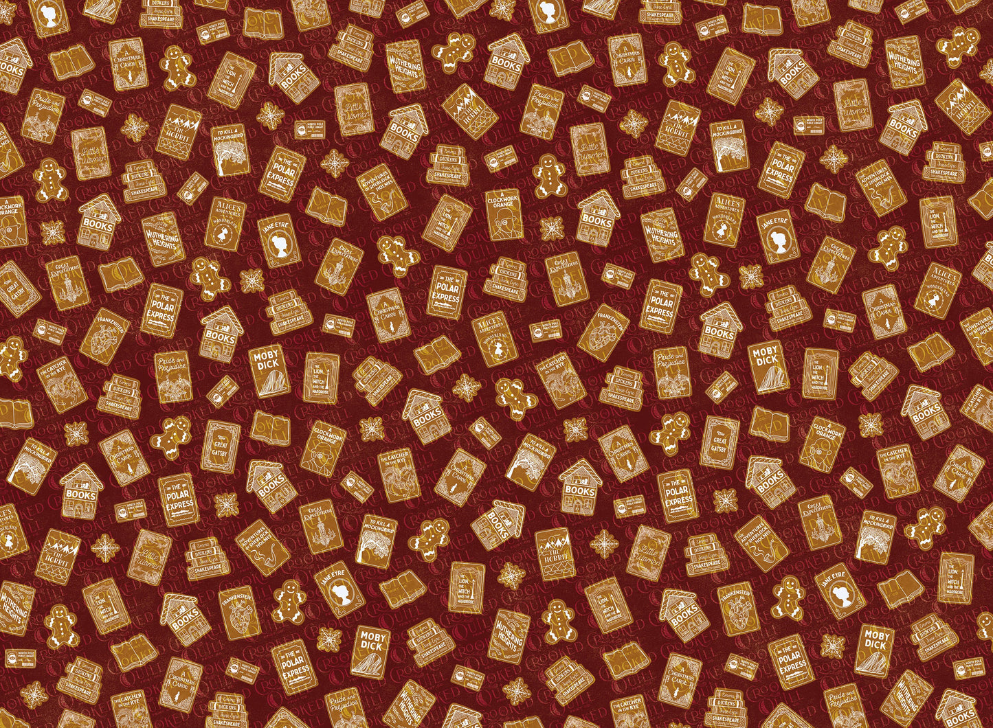 Gingerbread Classics Christmas Gift Wrap