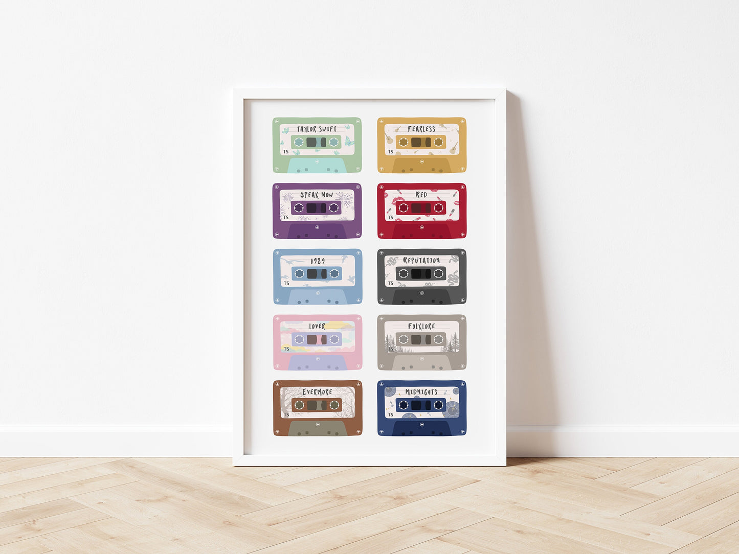 Taylor Eras Cassette Poster (Personalisation Available)