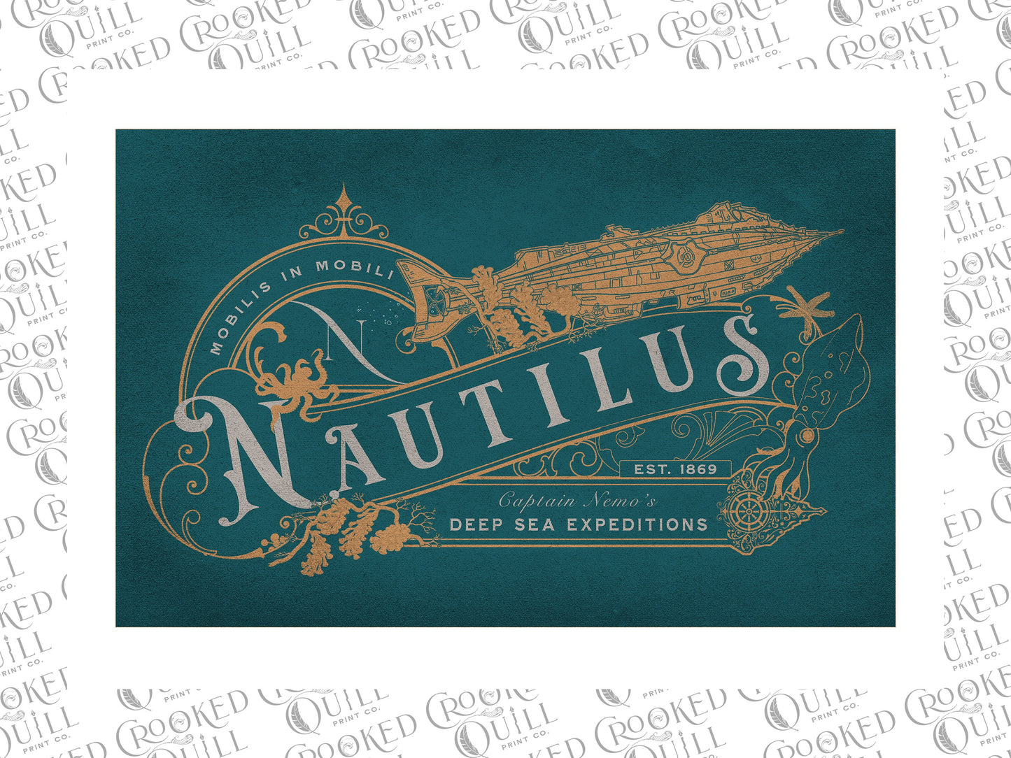 Jules Verne Nautilus Print
