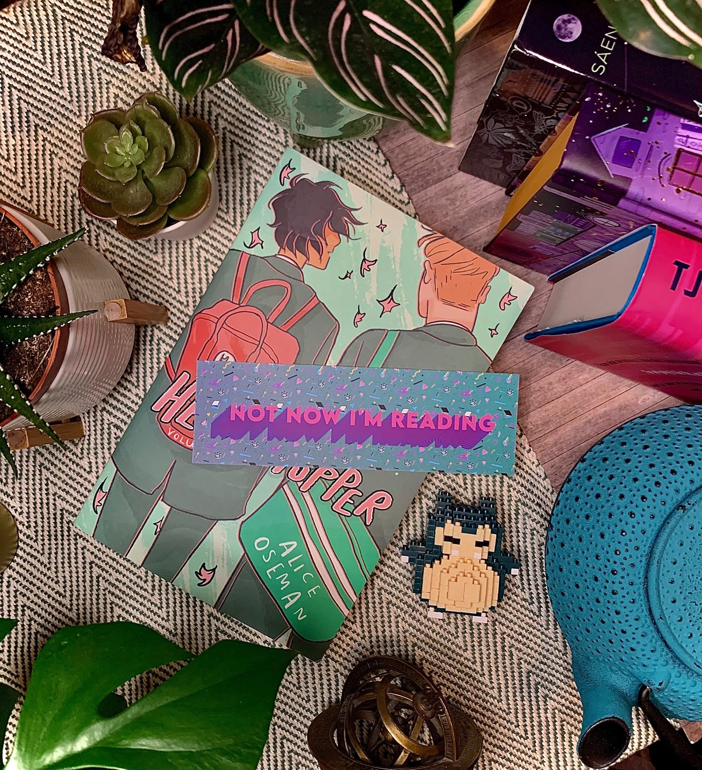 Nostalgic Vibes Vaporwave Bookmark